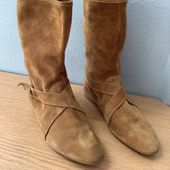 Jimmy Choo “Tan Suede Boot” - Picture 6 of 12